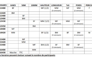 DEPARTEMENTAUX EN SALLE A LIMOGE